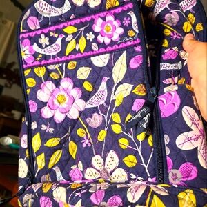 Vera Bradley Floral Nightingale retired pattern Backpack Great condition